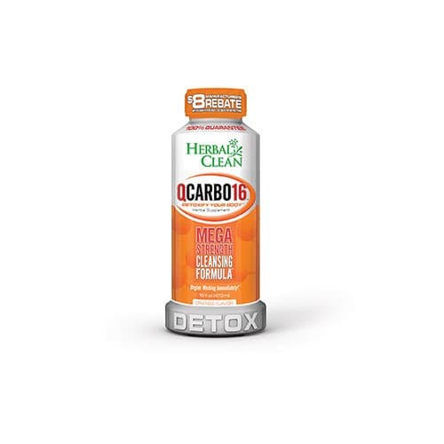 HERBAL CLEAN DETOX Q Carbo Liquid Orange 16 OZ