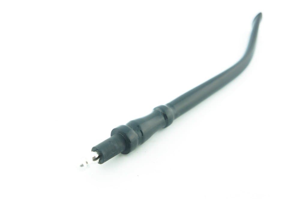 Tobacco Pipe Ebonite Vulcanite Stem Mouthpiece Lot of 3 Black Pipe Making or Replacement Smoking Pipe Stems, by WSP (Lot D1 x 3 - Size 5.5" - 139mm)