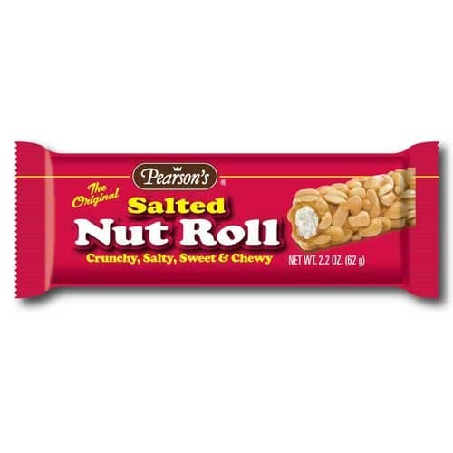 Pearsons Original Salted Nut Roll, 2.2 Ounce -- 288 per case.