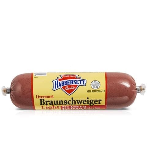 Habbersett Braunschweiger Liverwurst 8 Oz (4 Pack)