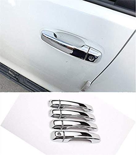 MAVMAX ABS Chrome Door Handle Trim Car Accessories Without Intelligent Hole For Land Cruiser Prado FJ150 150 2018