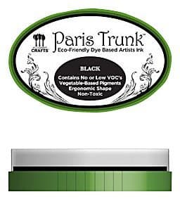 Eco Green Crafts Paris Trunk Dye-Based Artists Ink in Black