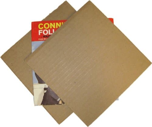 (50) - 7" Kraft Brown Vinyl Record Pads - 7 7/16" x 7 7/16"