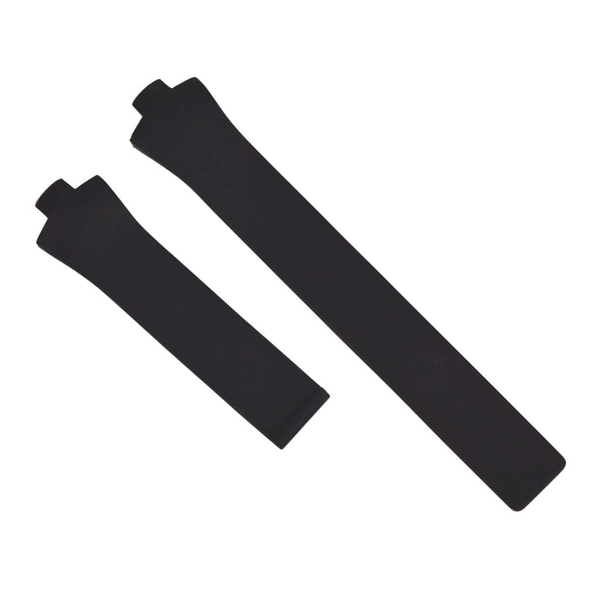 Ewatchparts Silicone Rubber Band Strap Compatible With Tag Heuer Kirium FC5000 FC5001 FC5010 FC5018 Black 21mm