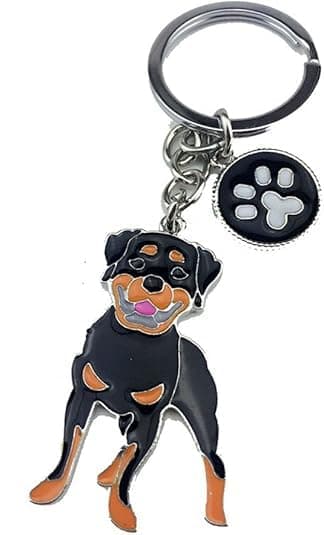 Dog Keychain,Lovely Dog Key-ring Portable Metal Keychain Keyring Key Decor Car Keyring Decoration