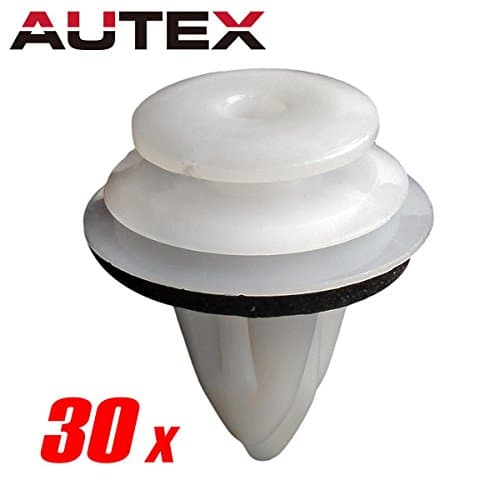 30pcs Fender Liner Fastener Rivet Push Clips Retainer Replacement 18/14/8.5mm