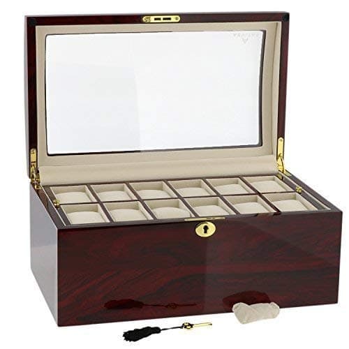 Aevitas RoseWood Watch Collector Box for 24 watches