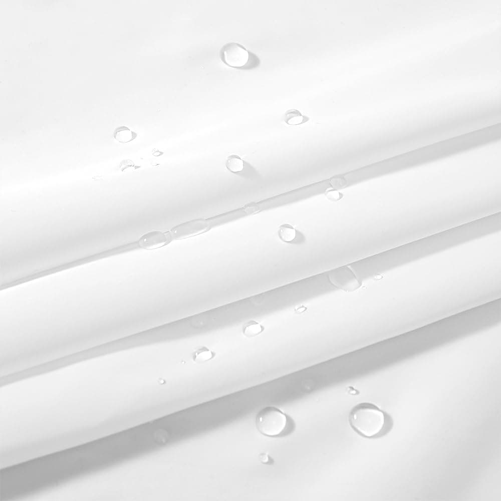 400T White Matte Nylon Taffeta Fabric 60" Wide High Density Waterproof Soft Warm Nylon Fabric for Clothing Sewing Down Jacket Outdoor Interchange Jacket Children Cotton Coat,1 Yard