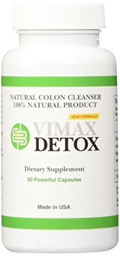 Vimax Detox Natural Colon Cleanser 60 caps by Vimax Detox