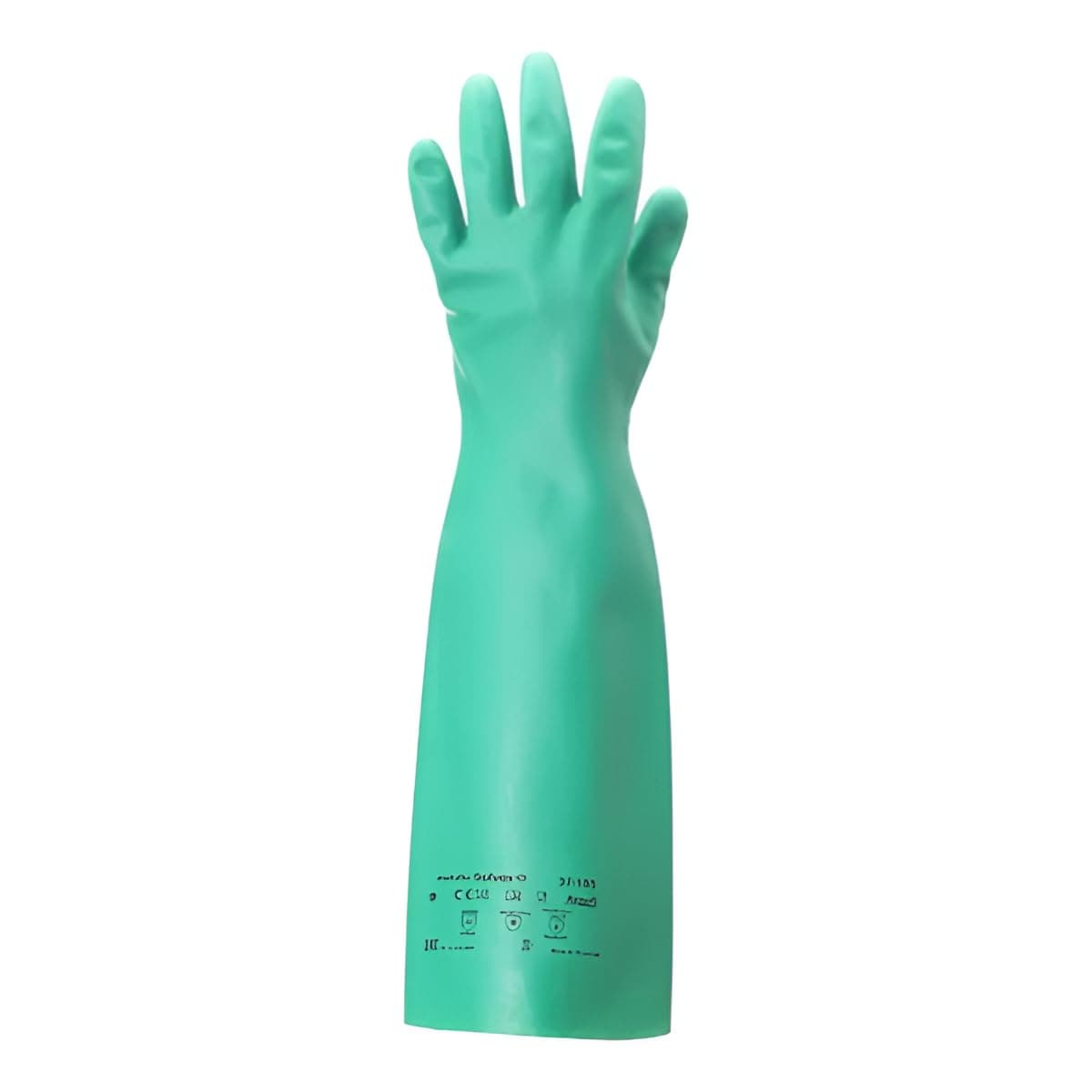 Ansell Sol-Vex 37-175 Nitrile Cleaning Glove, Chemical Resistant Large 37-185117300