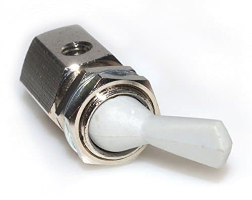 VABODENTAL Dental Toggle Valve On/Off 2 Way Hex Body Dental Equipment Parts