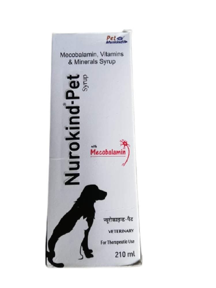 Nurokind Pet Vitamin and Mineral Supplement - 210Ml by Jolly and Cutie Pets, Pack of 1,