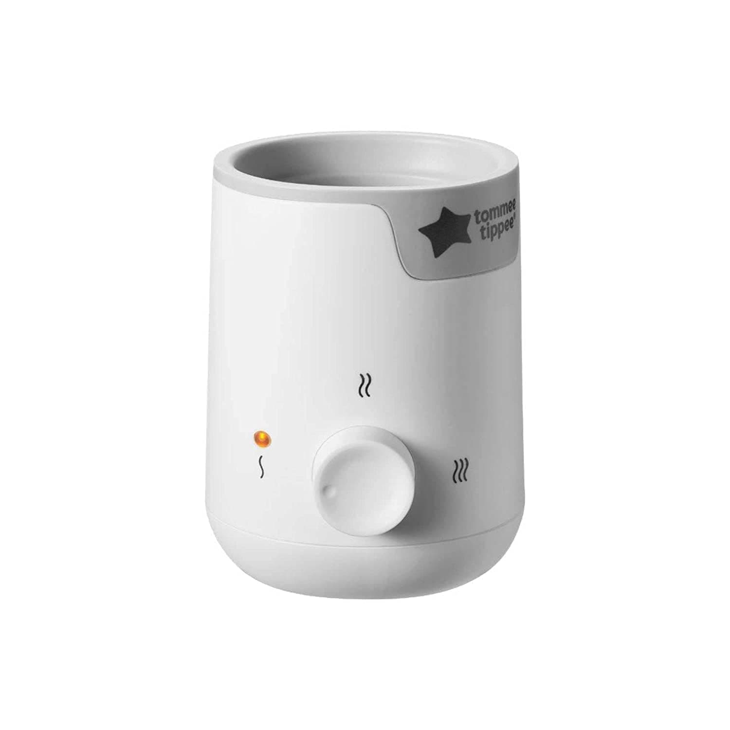Easi-Warm Electric Bottle and Food Pouch Warmer, Warms Baby Feeds to Body Temperature in Minutes, Automatic Timer, One-Dial Operation, White