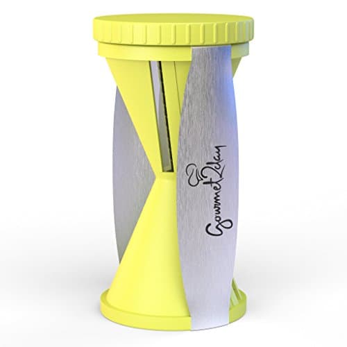 Spiral Vegetable Slicer - Spiralizer Spiral Cutter- Free Low Carb Recipe Ebook - Bonus Cleaning Brush