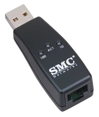 SMC SMC2208USB/ETH EZ Connect USB to Dual-Speed Ethernet Compact Converter