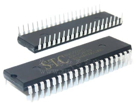 STC 5 Pieces 89C52RC 40PIN DIP Singlechip Computer SCM for Tryo and Beginner SCM Learning DIY 51 Single-Chip Microcomputer