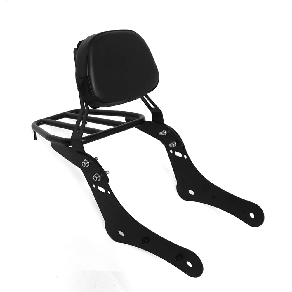 Detachable Passenger Backrest Sissy Bar for Vulcan S650 VN650 EN650 2015-2024 (with Luggage Rack)
