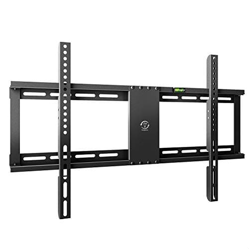 Fixed TV Wall Mount Bracket for Most 32-70 Inch LED LCD OLED Plasma Flat Curved Screen TVs, Low Profile, Up to VESA 600x400mm, Fits 16" 18" 24" Wall Studs and Loading Capacity 165 lbs, Includes Level