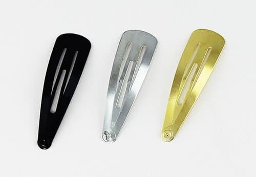 Yarmulka Snap Clips - Pack of 12, Gold