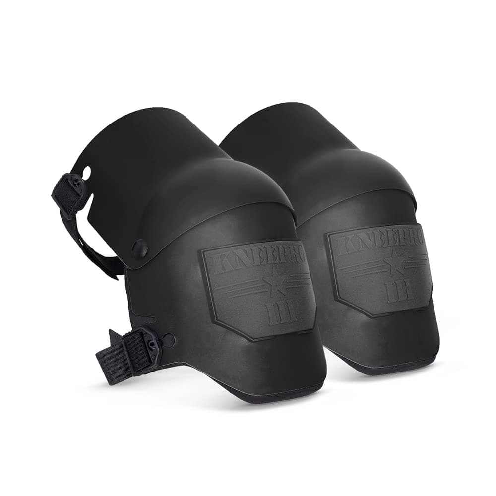Ultra Flex III KneePro Professional Knee Pads for Men & Women with Triple-Layer Foam Cushioning, Heavy Duty Outer Shell, Speed Clips - for Construction Work, Gardening, Roofing, Flooring