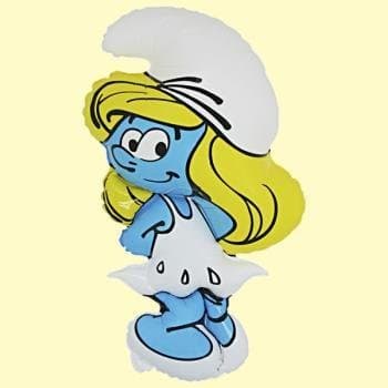 41 Inch Smurfette Shaped Foil Balloon (CS61) by GRABO