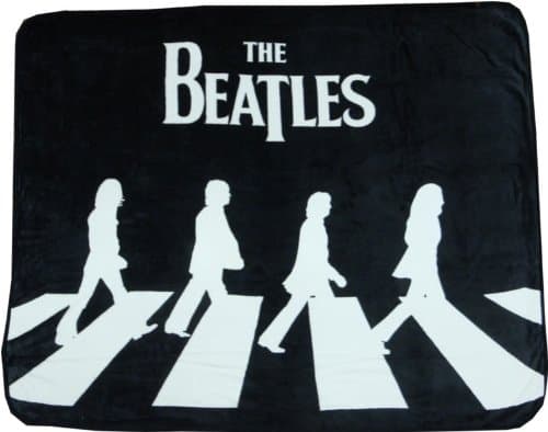 The Beatles "Abbey Road" Micro Raschel Fleece Throw Blanket