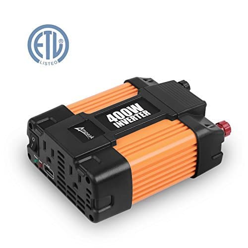 Ampeak 400W Power Inverter 12V to 110V AC Car Inverter with 2.1A USB Car Charger