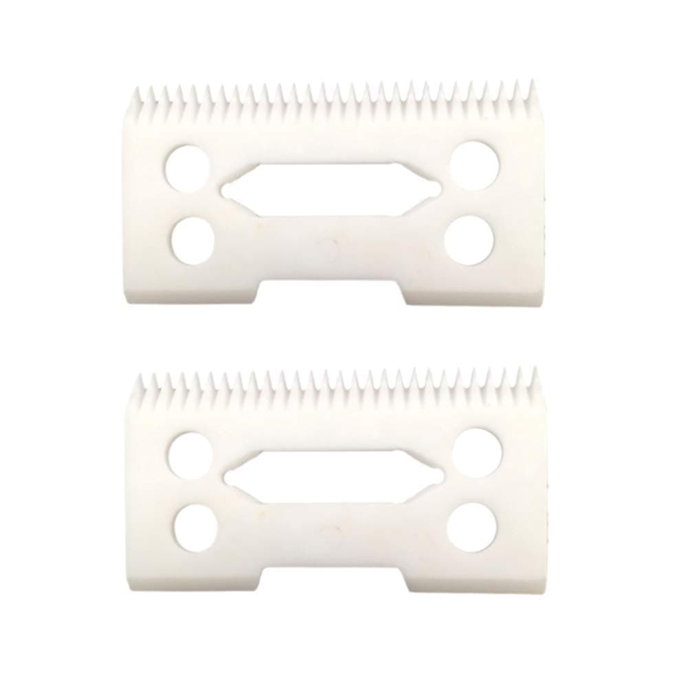 CR8GR8 Professional Ceramic Clipper Blades 2-Hole, Fits Wahl Senior, Magic Clip, Sterling Senior (2Pcs)