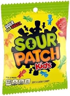 Sour Patch Kids Original Flavour Sour Then Sweet Soft Chewy Candy 120gm