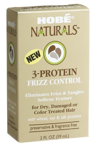 Hobe Naturals 3-protein Frizz Control, 2-Ounce Boxes (Pack of 3)