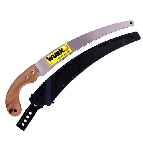 wurko 275001 Pruning Saw with Wooden Handle Tooth Japones 33 cm with Case