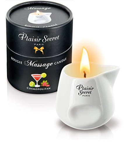 Edible Massage Candle in Ceramic Pot with spout 2.82fl oz (Peach)