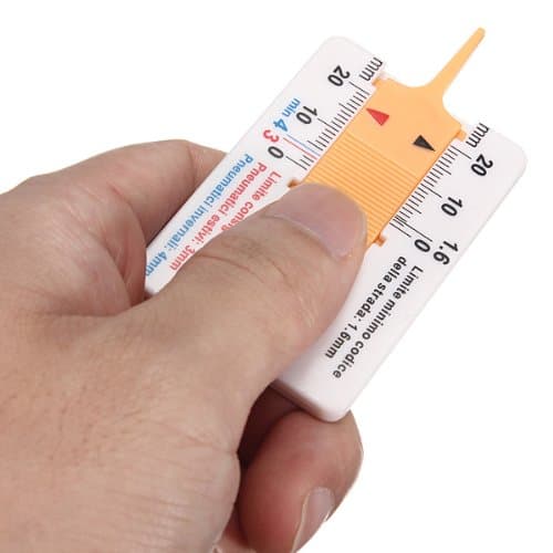 Tyre Tread Depth Gauge Car Motorcycle Trailer Van Wheel Measure Tool