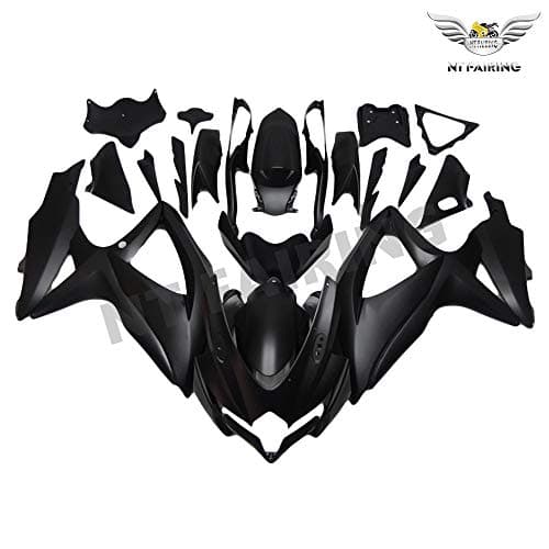 NT FAIRING Matte Black Injection Mold Fairing kits Fit for Suzuki 2008 2009 2010 GSXR 600 750 K8 08 09 10 GSX-R600 Aftermarket Painted ABS Plastic Motorcycle Bodywork