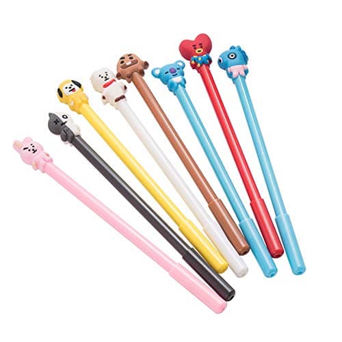 Kpop Cartoon BTS Bangtan Boys Support Light Stick ARMY Ballpoint Pen (H08)