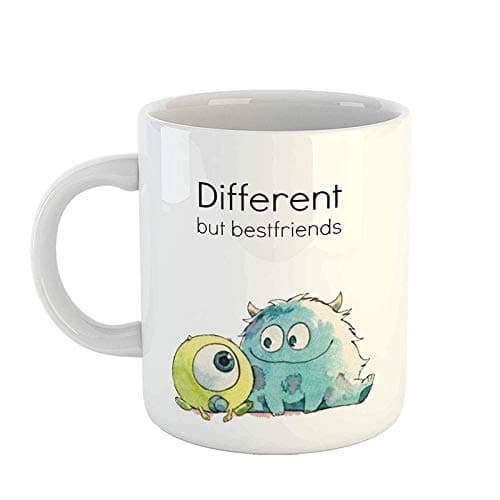 Ceramic Birthday Friendship Day Gifts Printed Coffee Mug for Girls Boy Sister Brother Best Friend Boyfriend Girlfriend (Multicolor, 320ml)