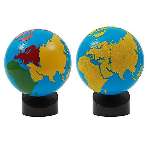 Montessori Globe - World Parts and Globe of The Continents