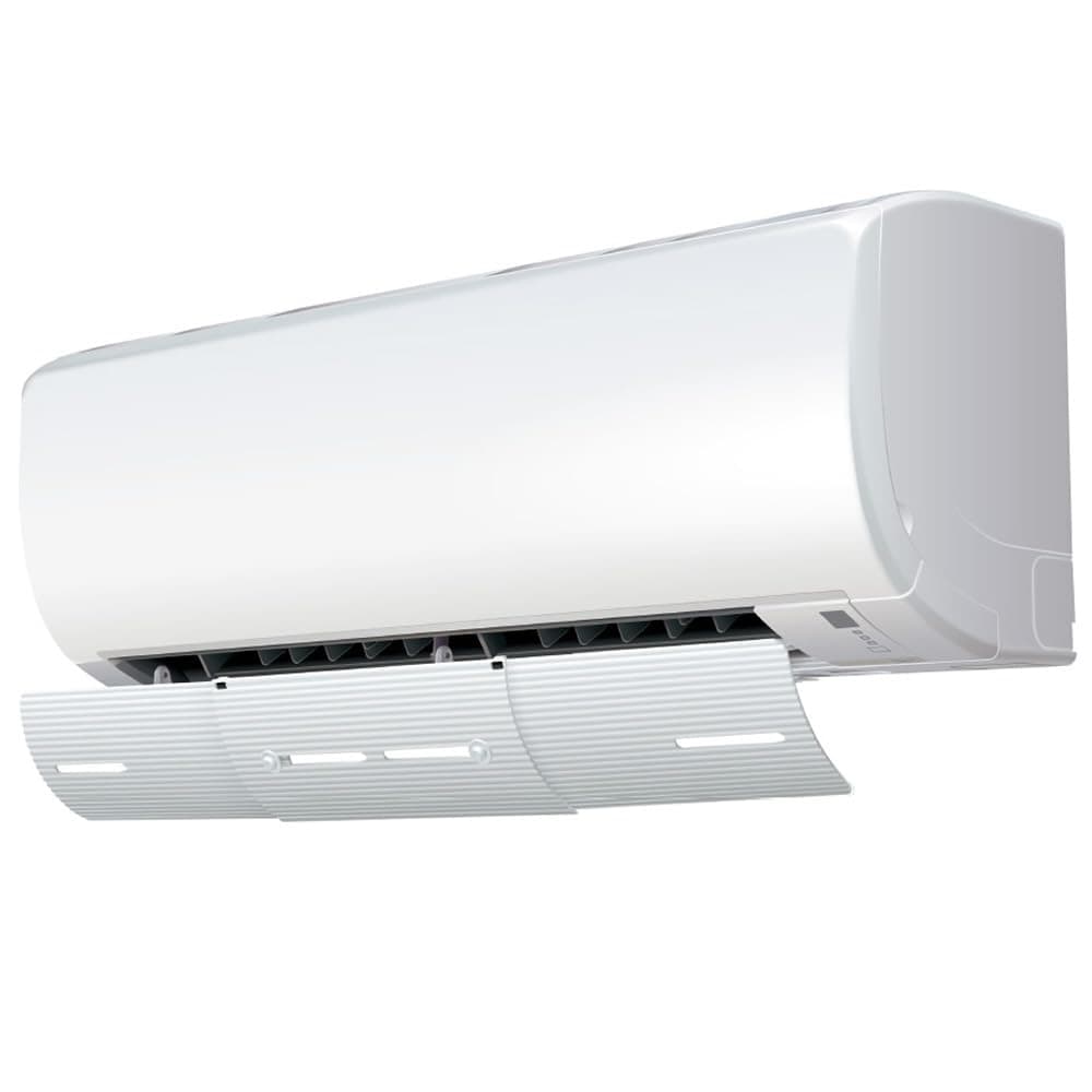 AIR WING Slim, Length & Angle Adjustable Air Conditioner Deflector helps Cooling/Heating Air Circulation, Anti Blast, Wind Baffle and Direction, Anti-Condensation