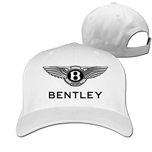 HANRUI New Customized Bentley Car Logo Cool 100% Organic Cotton Peak Cap for Womens Casquette White
