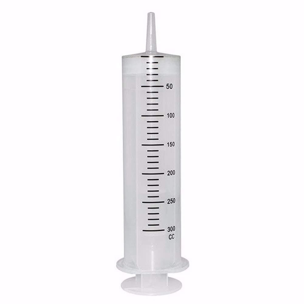 Huhuswwbin Pets Public Accessories, Pet Feeding Syringe,Portable 300ml Large Capacity Small Pet Puppy Feeder Water Milk Refill Syringe - Transparent