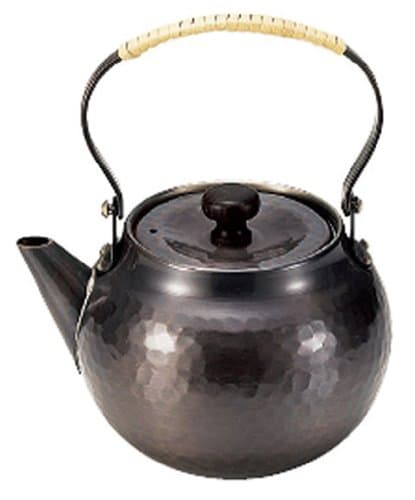 Shinko temple pure copper black copper finish hammer eye teapot (reel) 370ml BC-103 (japan import)