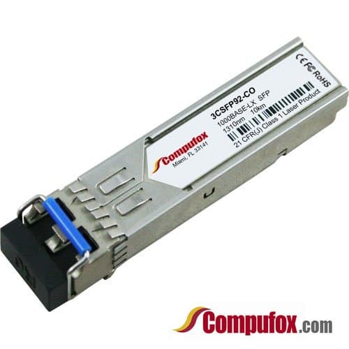 3CSFP92-3Com Compatible 1000BASE-LX 1310nm, SM, 10km, Dual LC, SFP