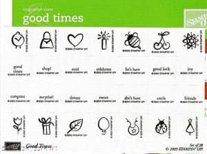 Stampin Up Good Times