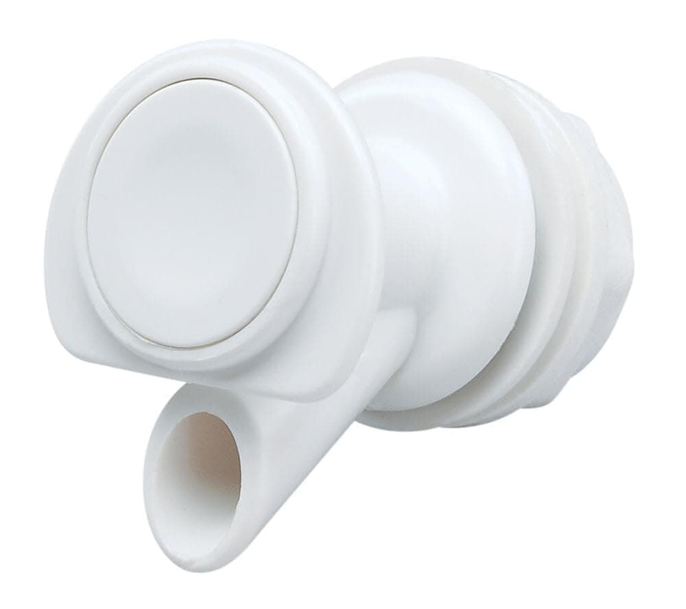 Part's (White) Push Button Spigot, 2-10 Gallon Water Jugs