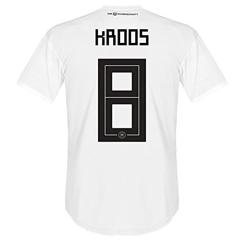 Kroos #8 Germany 2018 World Cup Home Men Jersey Color White Size M