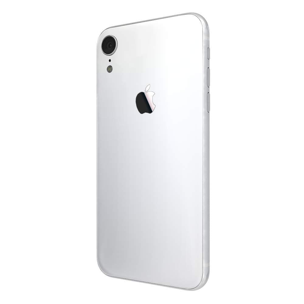 White Matte SKINTZ Glass Protection Skin Wrap Compatible with iPhone XR (6.1")