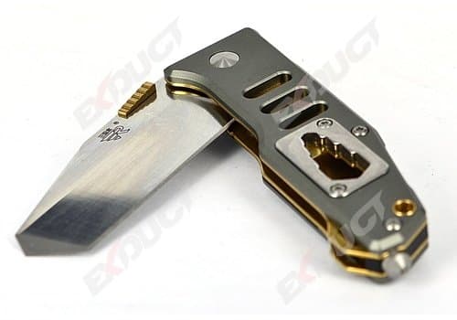 SANRENMU 7046LR Folding Knife With Bottle Opener Window Breaker