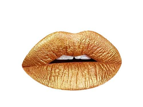 Gold Digger Metallic Liquid Lipstick, Bronze Yellow Lip Color with Shimmery Finish, Long-lasting Makeup, Handmade (Gold Digger) | Waterproof, Vegan, Cruelty-free, Made in USA, Ethical Ingredients, Gluten Free