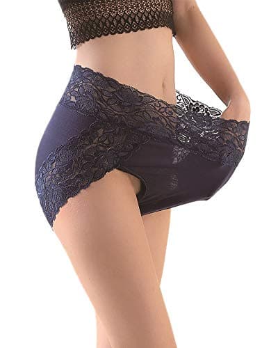 Womens Hipster Lace Underwear Sexy Lingerie Waist Brief Panties Pack of 5