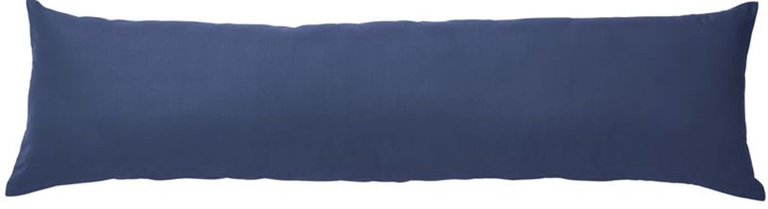 Microfibre Satin Side Sleeper Pillow Case 40 x 145 cm (Dark Blue)